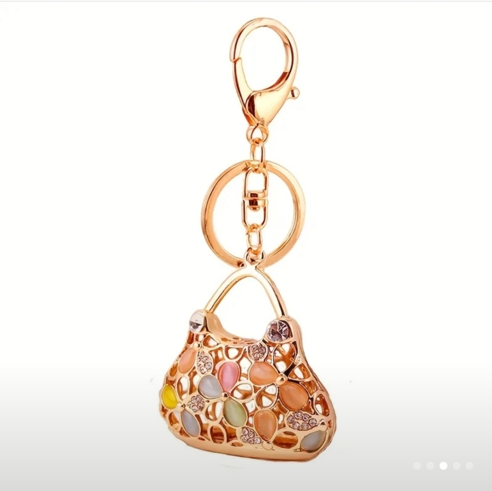 ✨3 FOR $28✨ 🆕️ PASTEL PURSE KEYCHAIN / HANDBAG CHARM